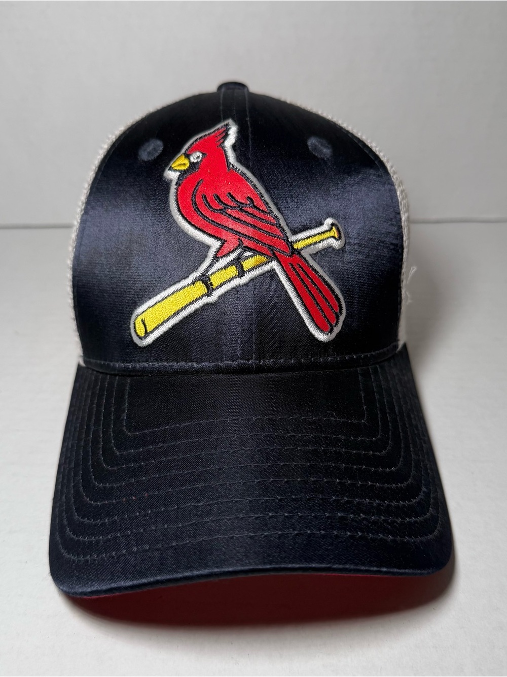 New Era MLB St Louis Cardinals Black Shiny Baseball Hat Cap